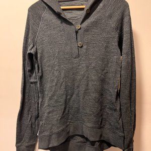 Icebreaker Merino Women’s Crave Hoodie Pullover Dark Grey - S